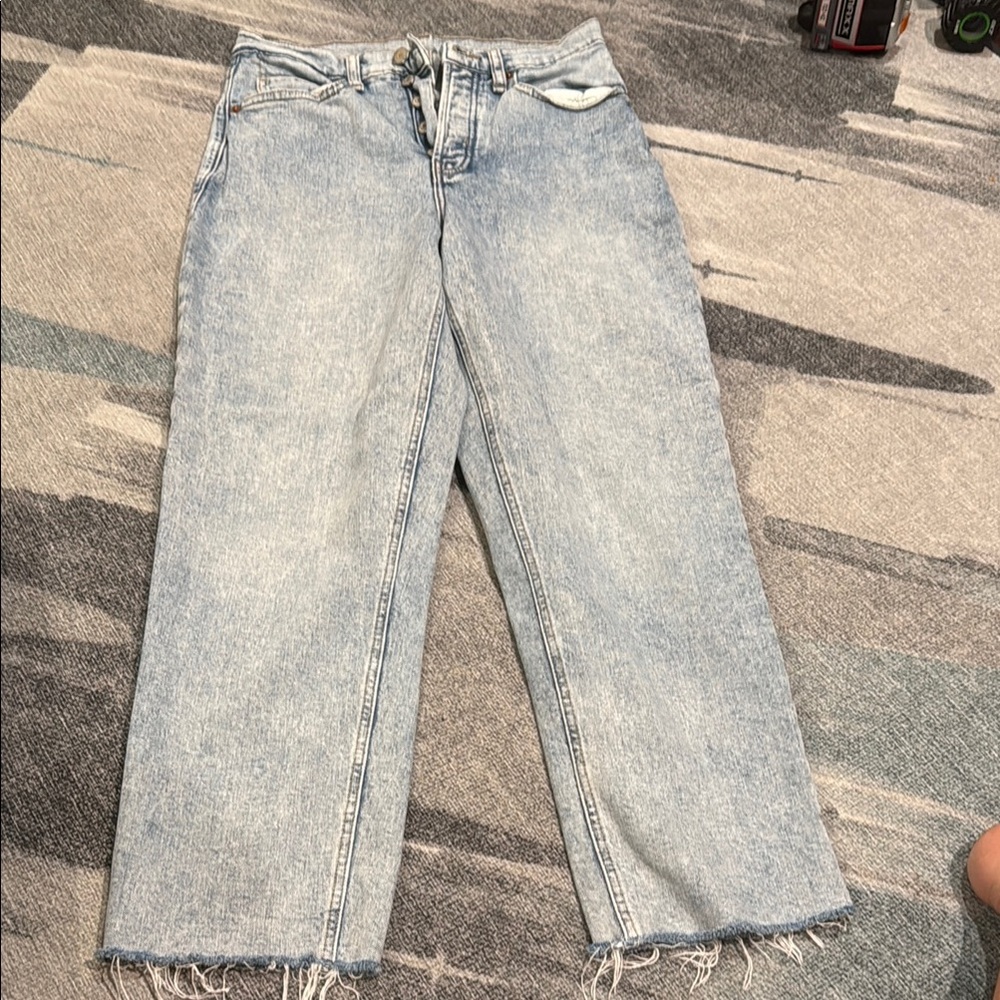 High Rise Light Wash Women's Jeans